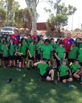 Newman Vets AFL Footy Clinic before the big game tonight! @Brad_Hogg @adrianbarich @grover1480 @PaulHasleby helping the @EJWFoundation #footy #afl #funwithkids #aflmasters